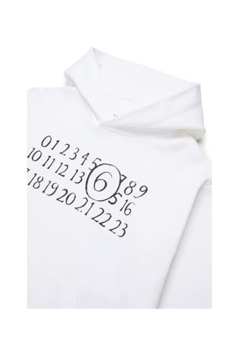 Felpa con cappuccio MM6 KIDS MAISON MARGIELA | M61010 MM02XM6100